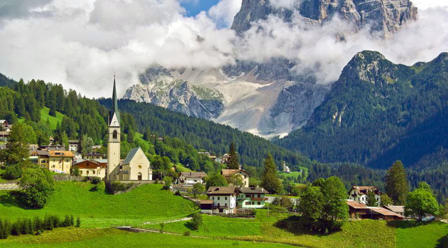 Najpopularniejsze oferty wynajmu samochodów w Selva di Cadore